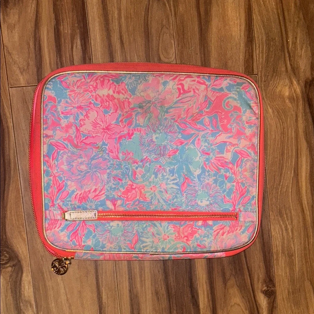 Lilly Pulitzer Floral Pink and Blue Tablet Case - Picture 3 of 3